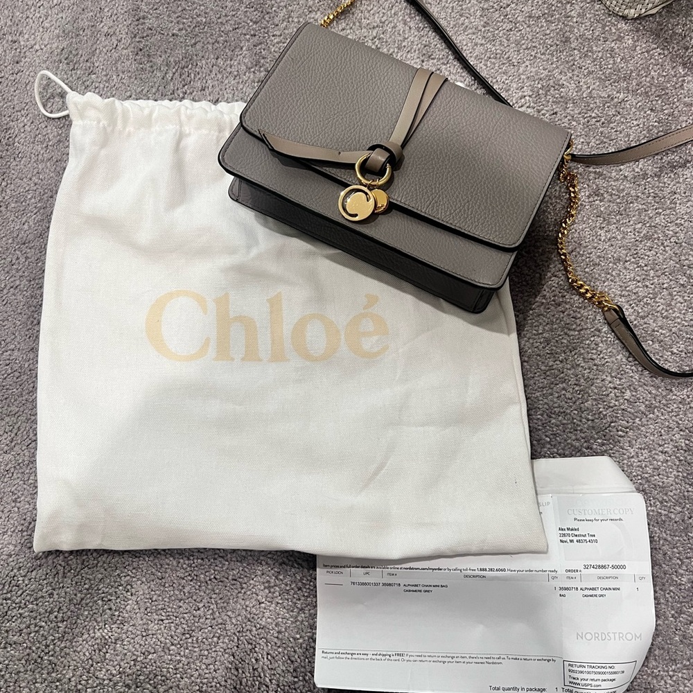 Chloe mini chain bag